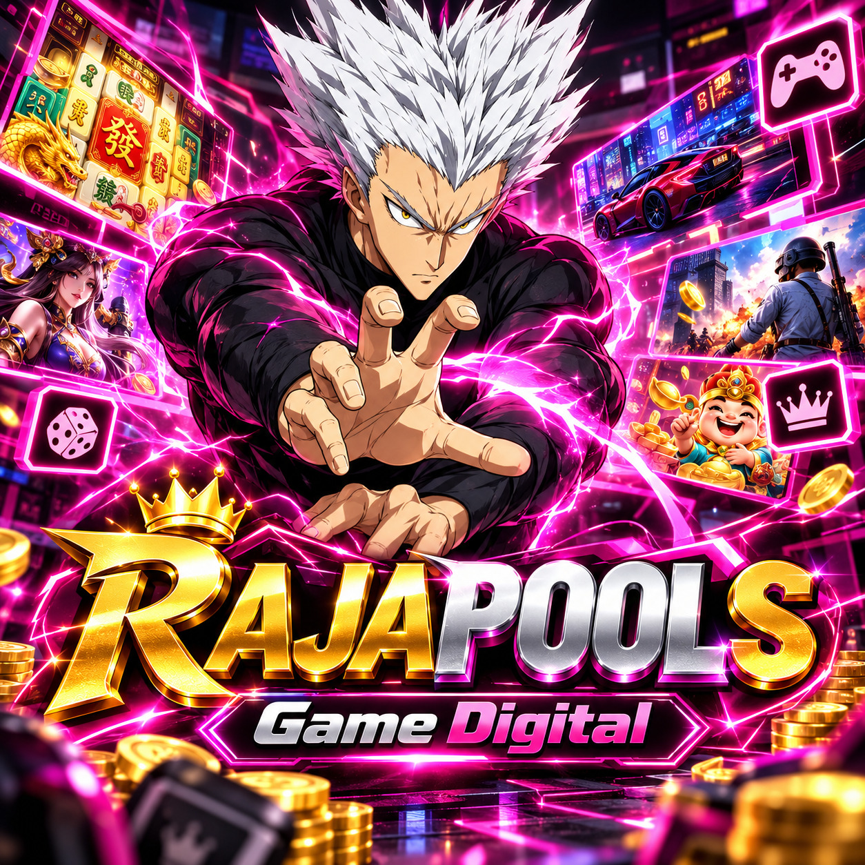 RAJAPOOLS game digital dengan konsep modern